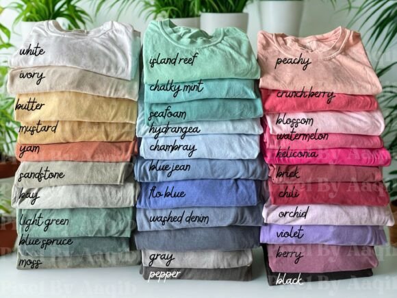 Download Comfort Colors 1717 T Shirt Color Chart - T shirt Collection