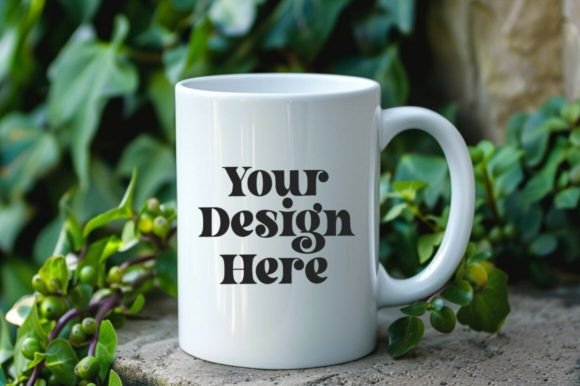 Download Green Nature Coffee Mug Garden Mockup - Garden mockup Collection