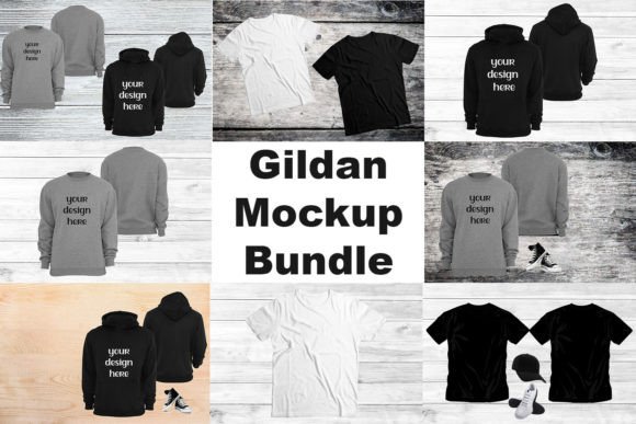 Download Gildan Mockup Bundle Apparel Mockup - Apparel mockup Collection