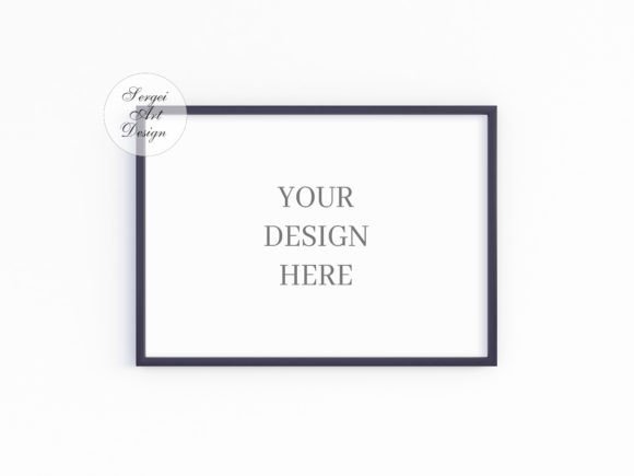Download A4 Horizontal Frame Mockup, PSD, PNG,JPG - Horizontal frame mockup Collection